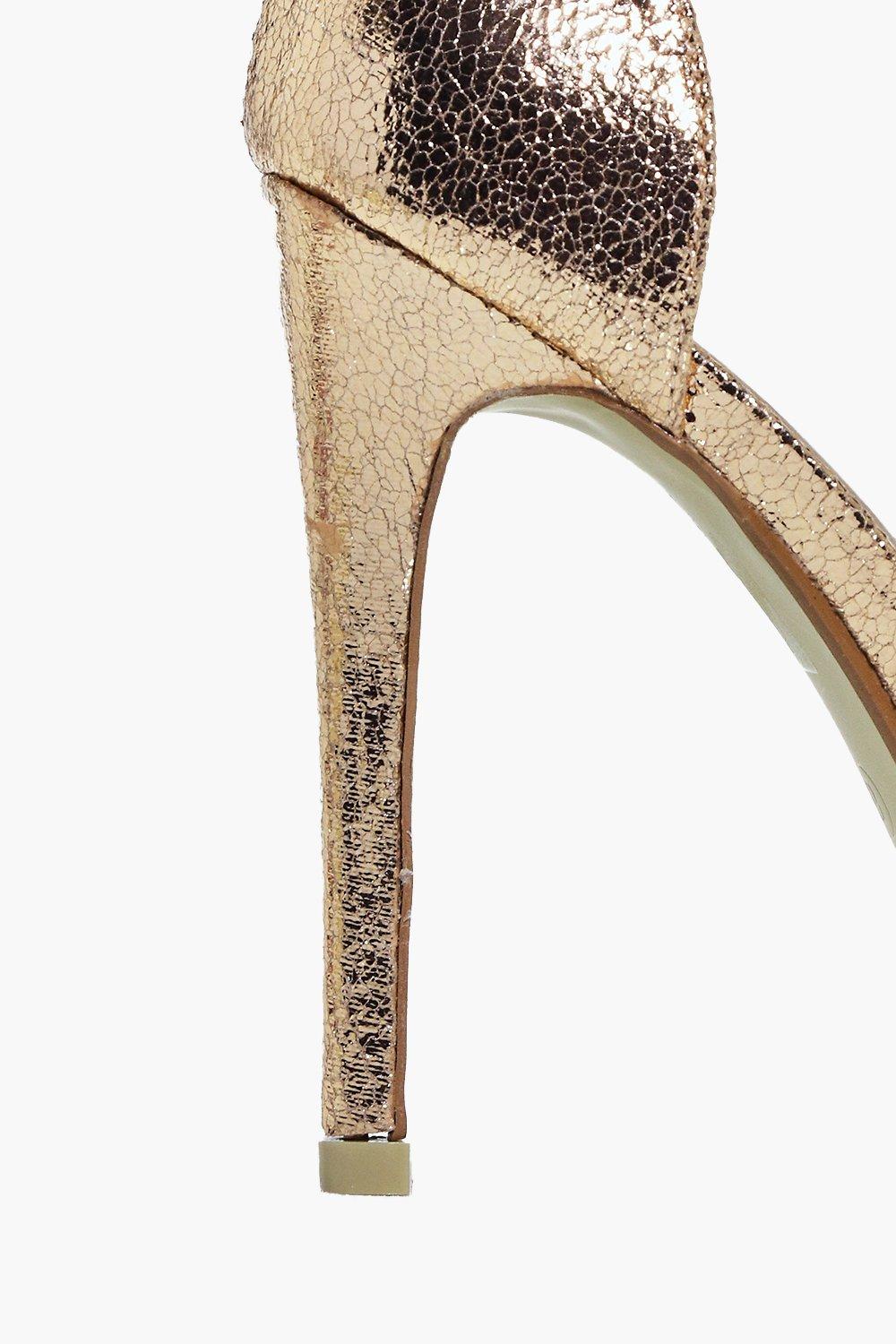 Boohoo rose best sale gold heels